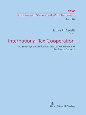cover image of International Tax Cooperation